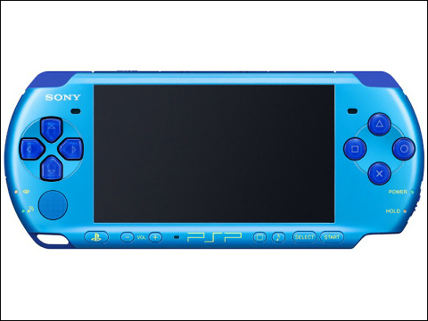 激安の 希少カラー PSP-3000 本体 限定色のスカイブルー/マリンブルー 