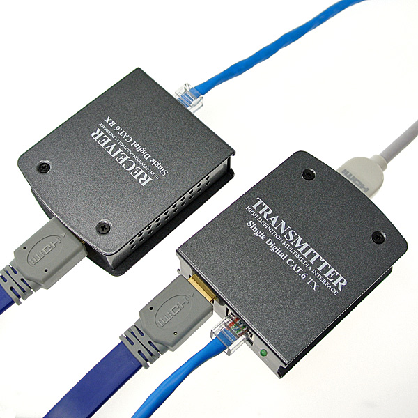 HDMIをLANに変換、最大50メートルまで延長できる「HDMIエクステンダー