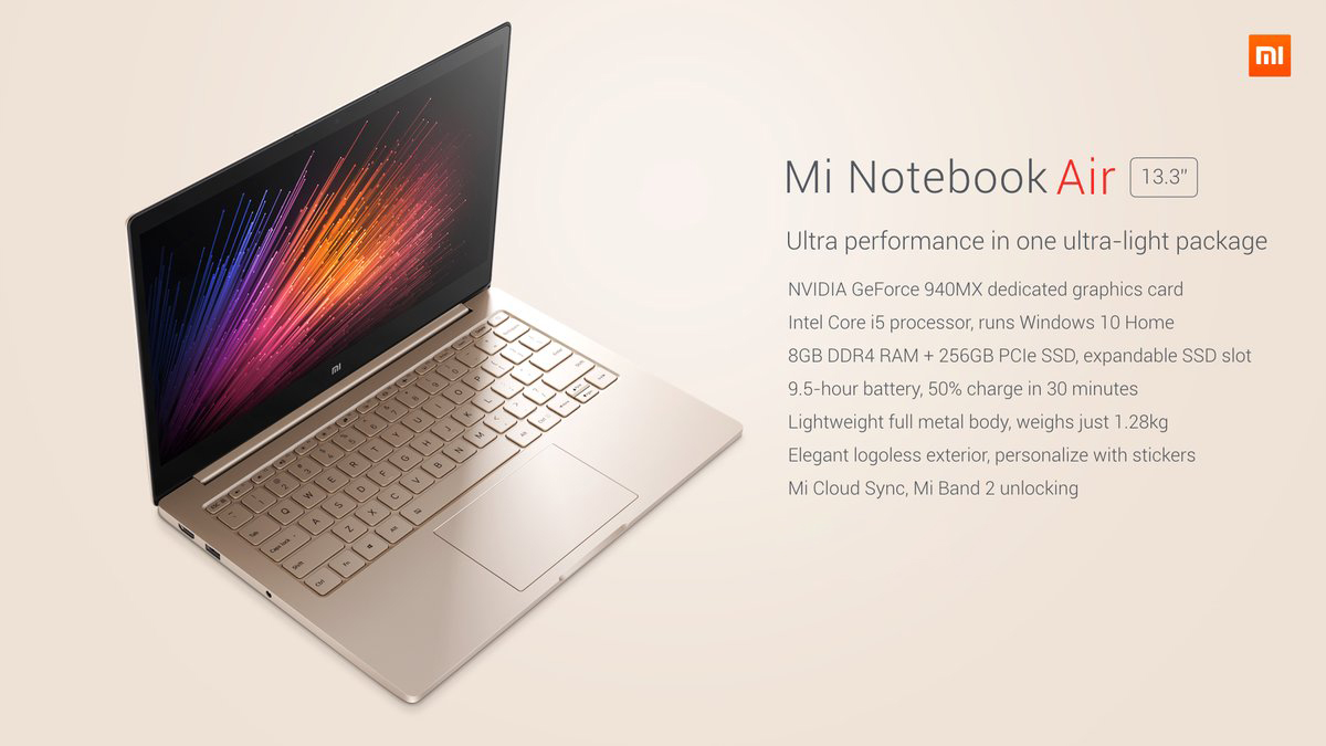 MacBook Air対抗の「Xiaomi Mi Notebook Air 13」が大幅値下がり