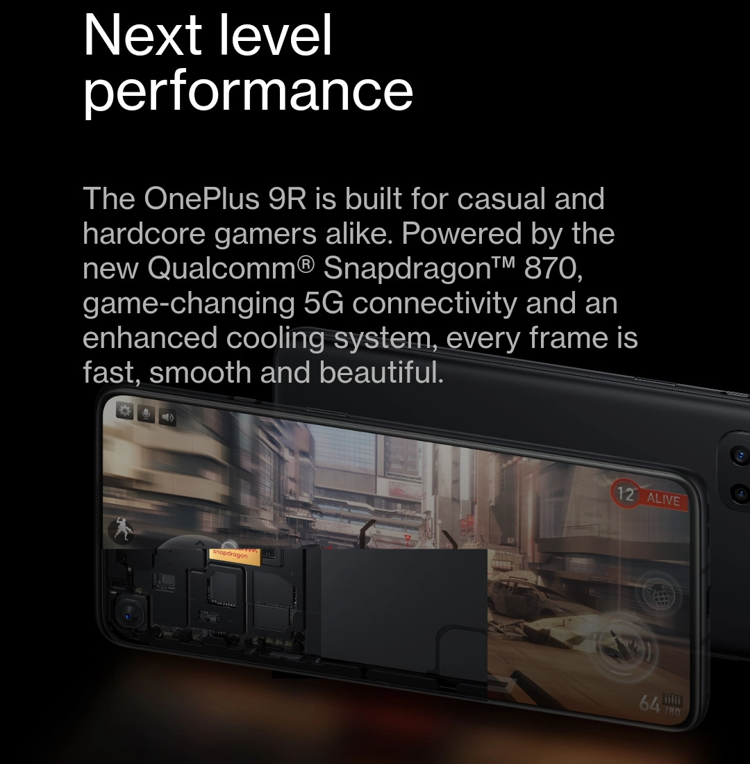 10万円級の高性能で半額の「OnePlus 9R」値下げ、120Hz有機ELに高画質 