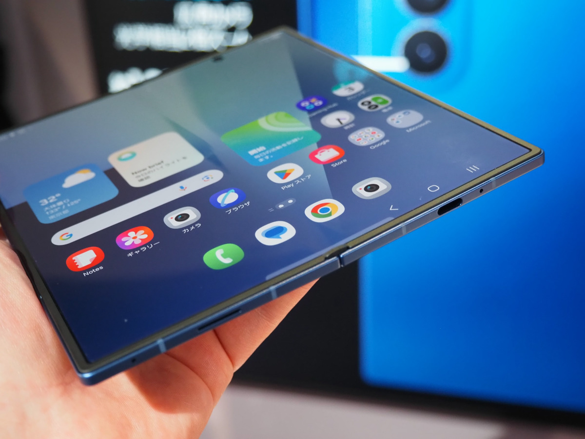 Galaxy Z Fold7」最速レビュー、iPad Proより薄い8インチ大画面