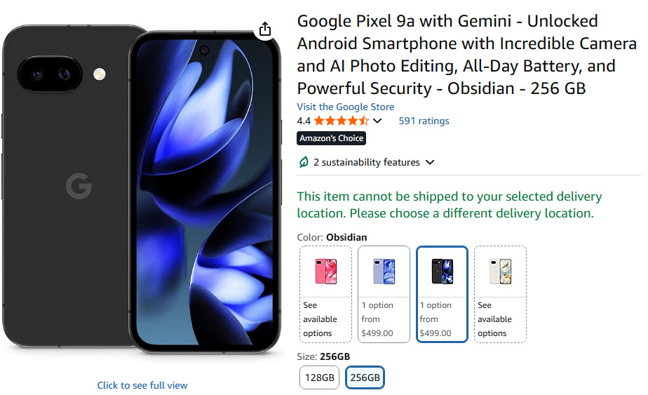 Google Pixel 9a新品同様本日限定値下げ Google Pixel 9a新品同様本日限定値下げ Google Pixel 9a｜価格