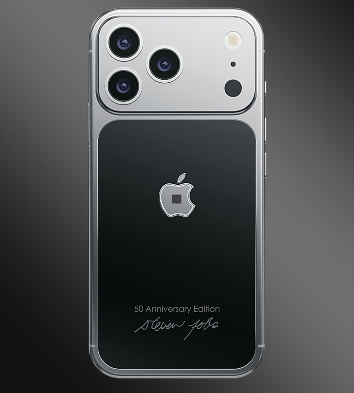 ジョブズのタートルネック入りiPhone 17 Pro」135万円で登場、Apple50